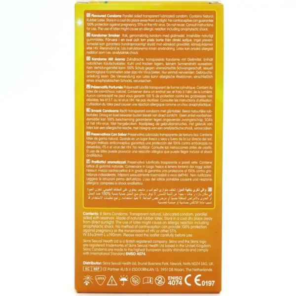 Banana Premium Kondome Packung 8 von Skins | Fesselliebe.de