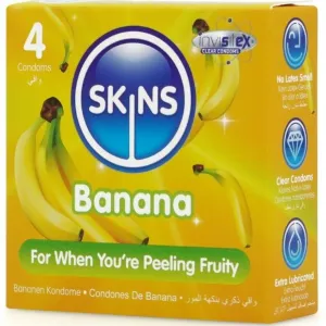 Banana Premium Kondome Packung 4 von Skins
