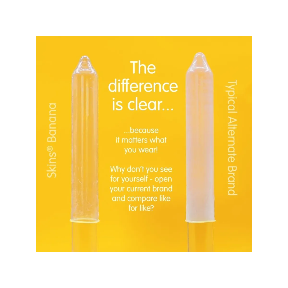 Banana Premium Kondome Packung 4 von Skins | Fesselliebe.de