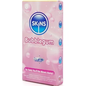 Bubblegum Premium-Kondome Packung 8 von Skins