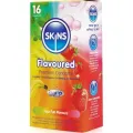 Premium-Kondome mit Verschiedenen Geschmacksrichtungen, 16er-Stück von Skins