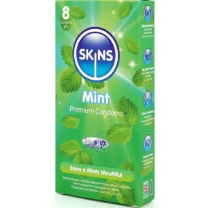 Mint Premium Kondome Packung 8 von Skins