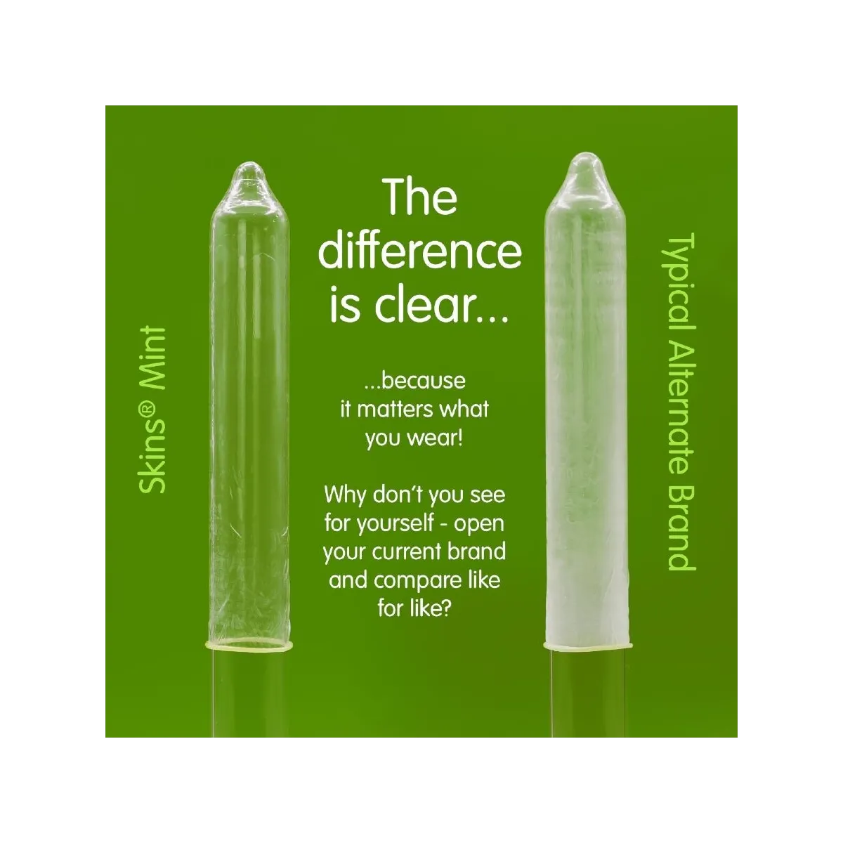 Mint Premium Kondome Packung 4 von Skins | Fesselliebe.de