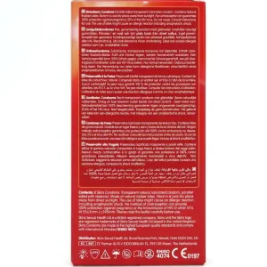 Erdbeere Premium-Kondome Packung 8 von Skins