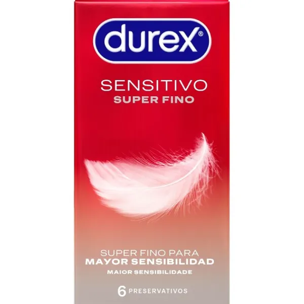 Super Dünn, Sensitiv, 6 Stück von Durex Kondoms | Fesselliebe.de