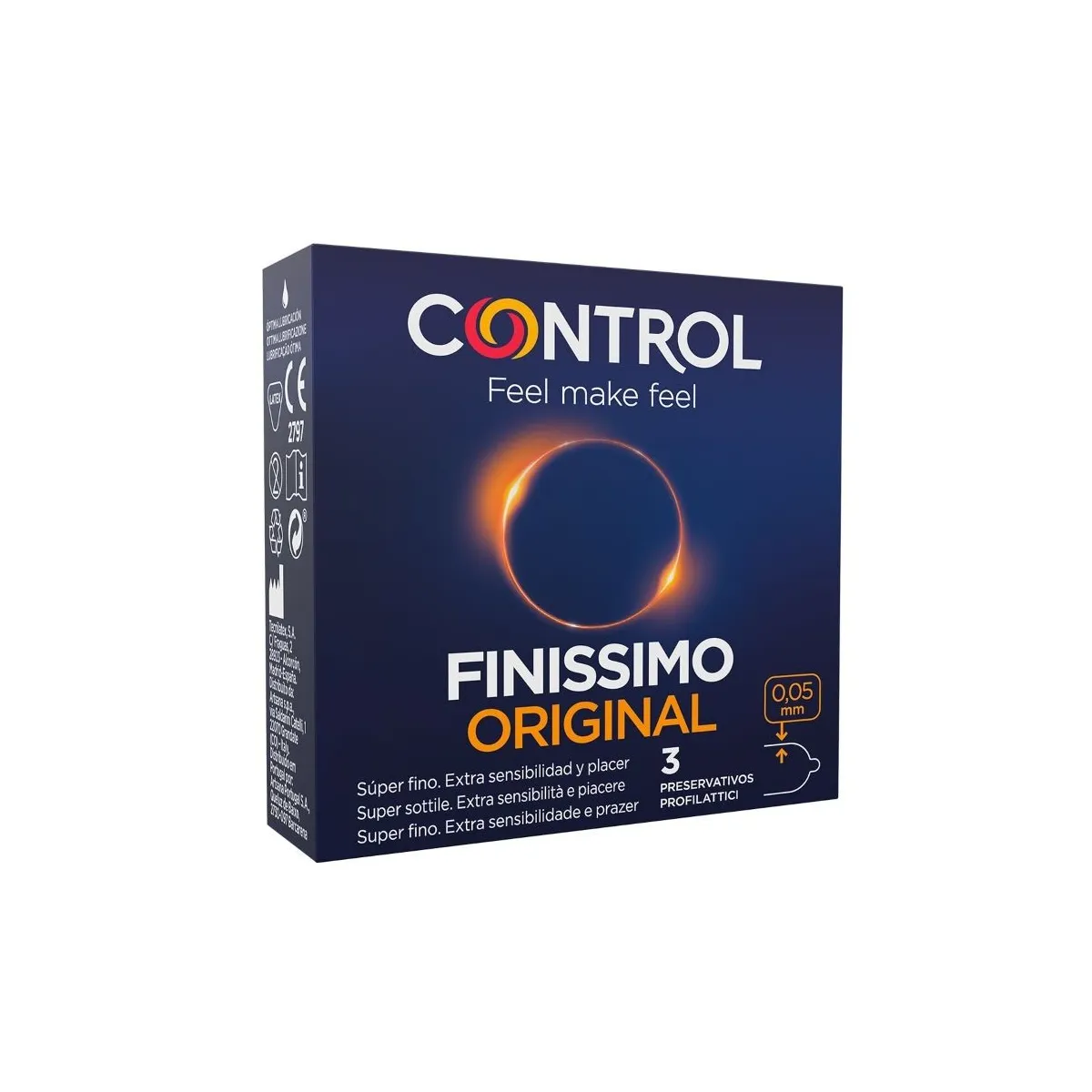Finissimo Kondome 3 Stück von Control Kondoms | Fesselliebe.de