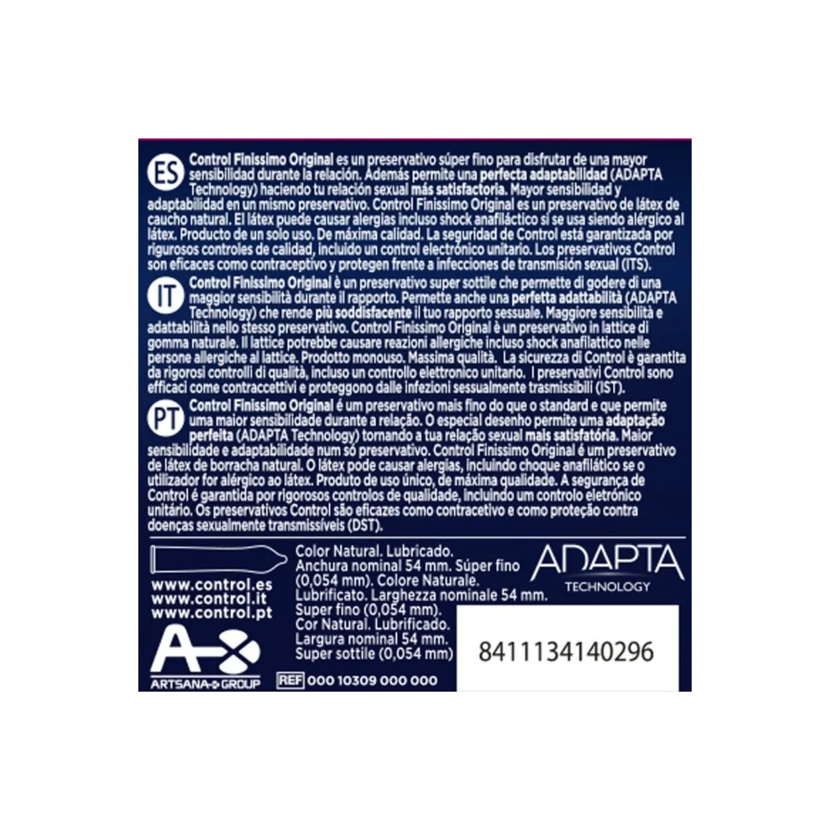 Finissimo Kondome 3 Stück von Control Kondoms | Fesselliebe.de