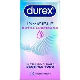 Extra Geschmierte Unsichtbare Kondome 12 Stück von Durex Kondoms | Fesselliebe.de