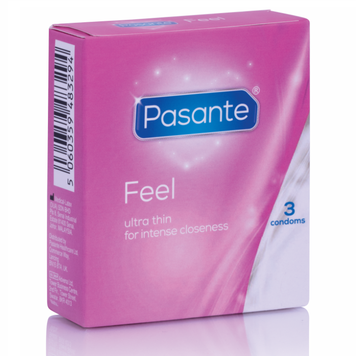 Kondome Sensitive Ultra Dünn 3 Stück von Pasante | Fesselliebe.de