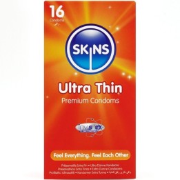 Ultradünne Premium-Kondome Packung 16 von Skins | Fesselliebe.de