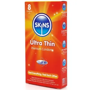Ultra Dünne Premium-Kondome Packung 8 von Skins