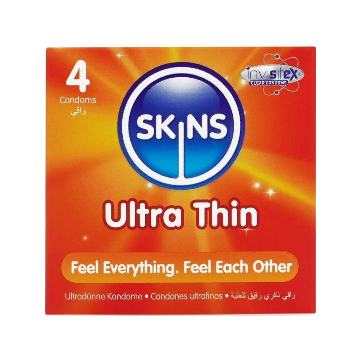 Ultradünne Premium-Kondome Packung 4 von Skins | Fesselliebe.de