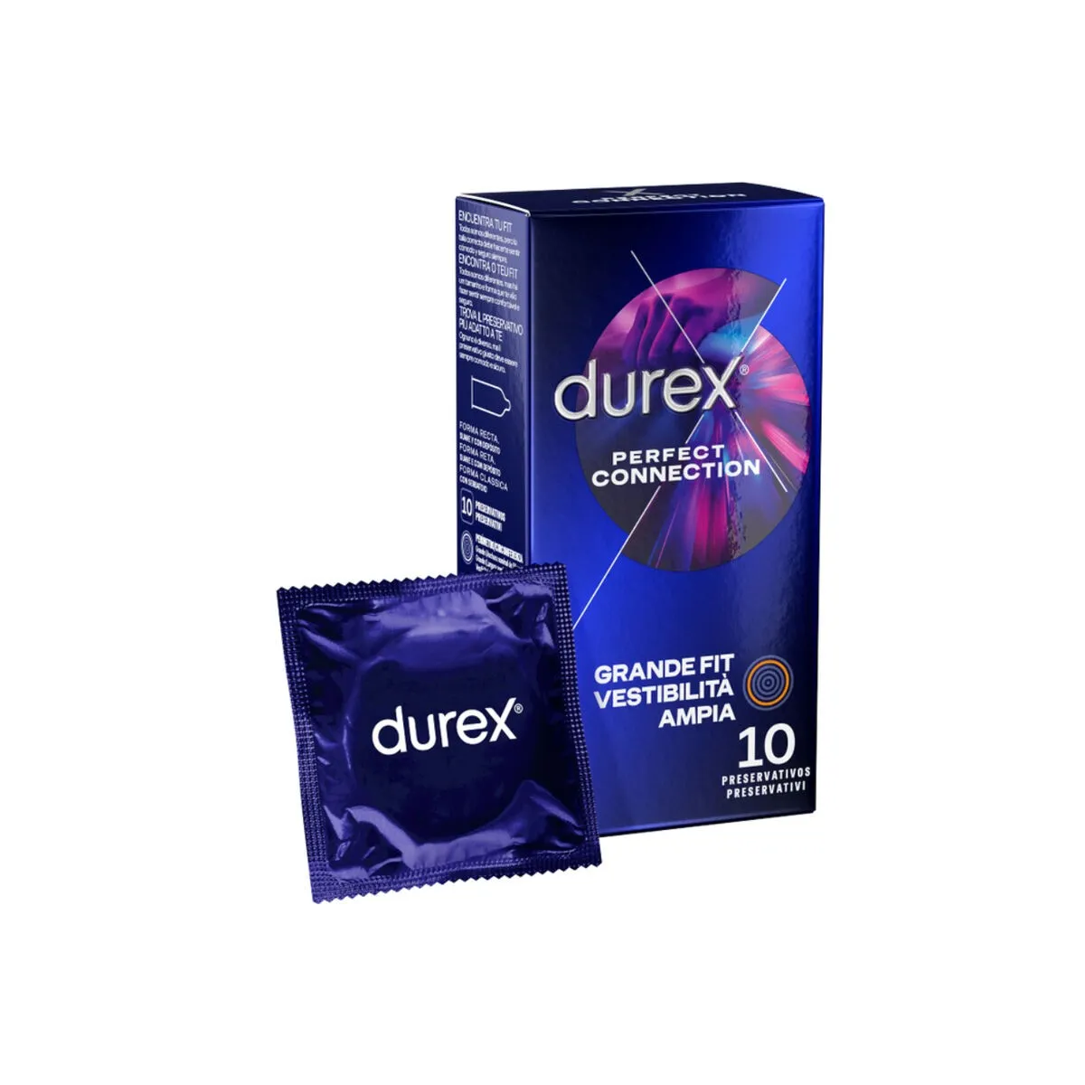 Perfect Connection Silikon Extra Schmierung 10 Stück von Durex Kondoms | Fesselliebe.de