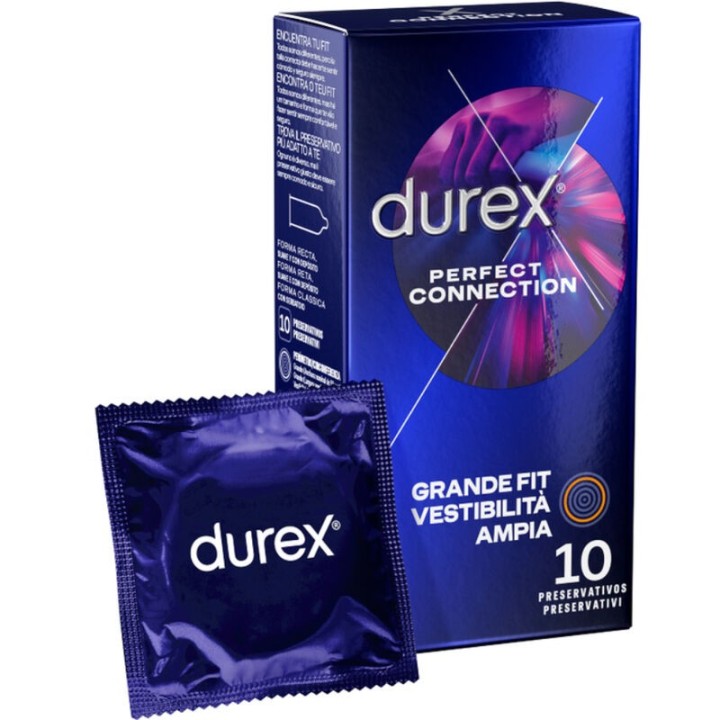 Perfect Connection Silikon Extra Schmierung 10 Stück von Durex Kondoms | Fesselliebe.de
