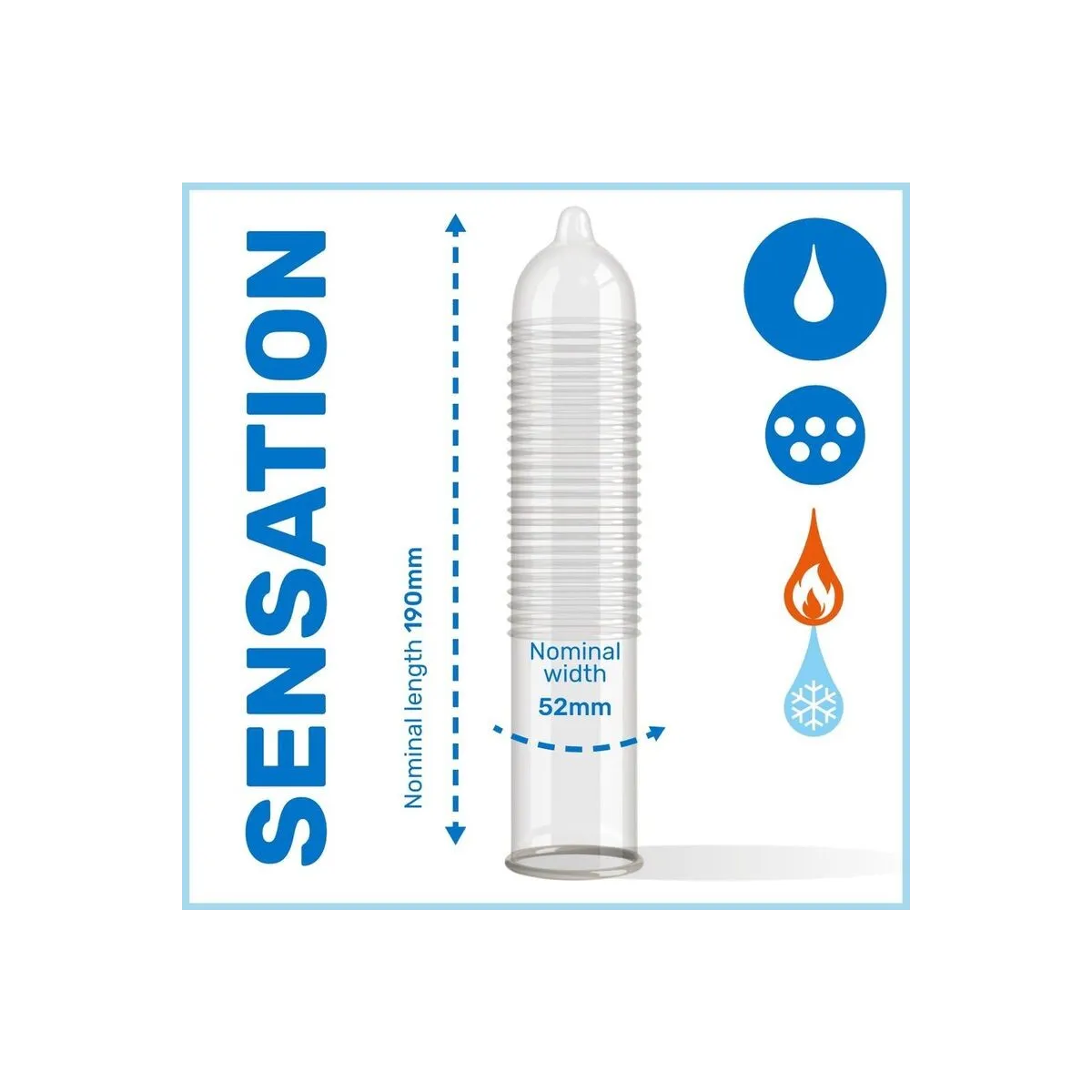 Climax 6 Heat Effect + 6 Cool Effect / 12 Stück von Pasante | Fesselliebe.de