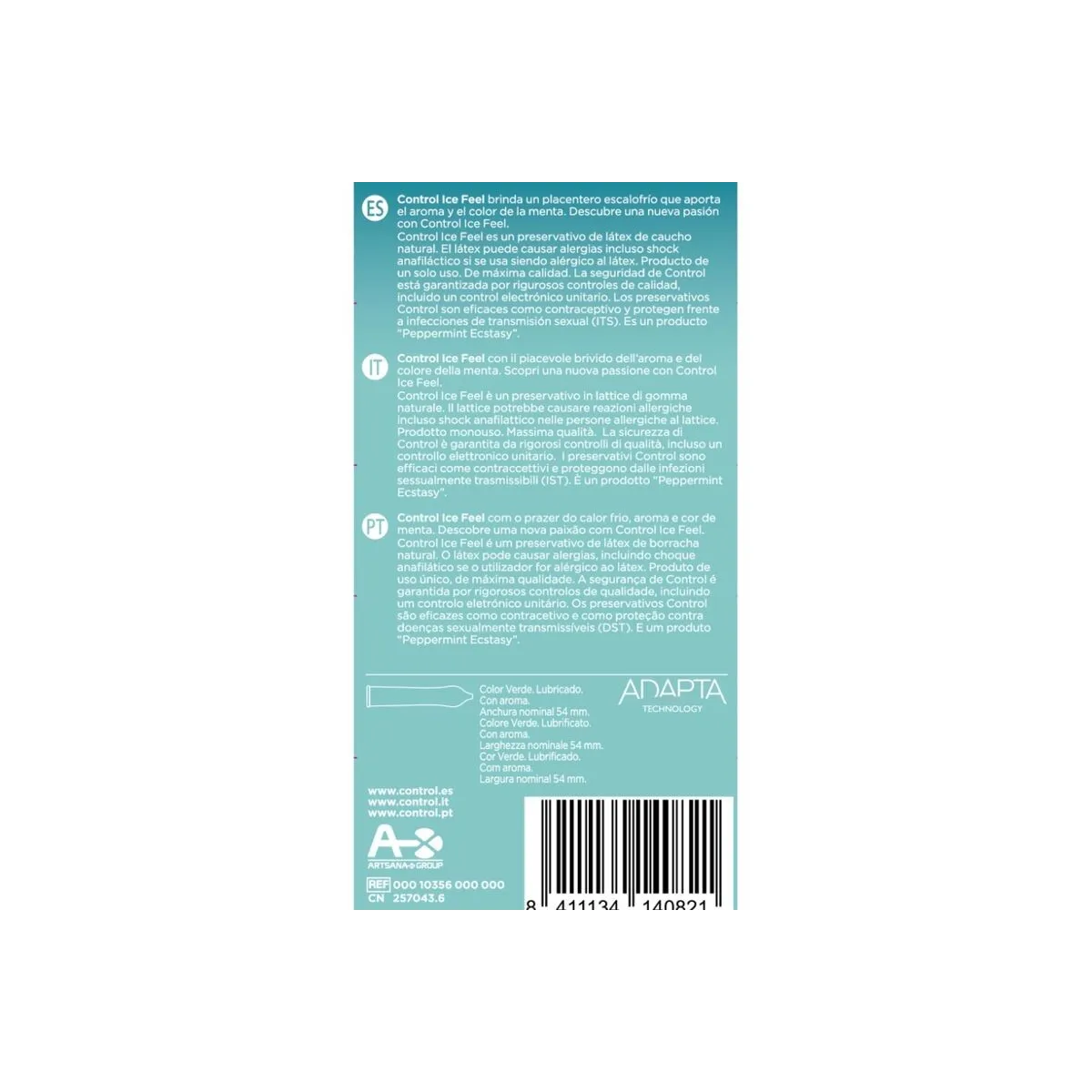 Eisfeel Cool Effect 10 Stück von Control Kondoms | Fesselliebe.de