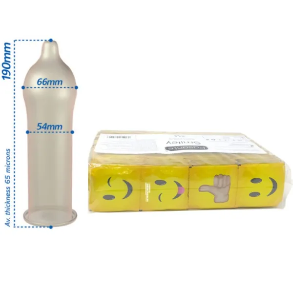 Kondome Smiley Beutel 144 Stück von Pasante | Fesselliebe.de