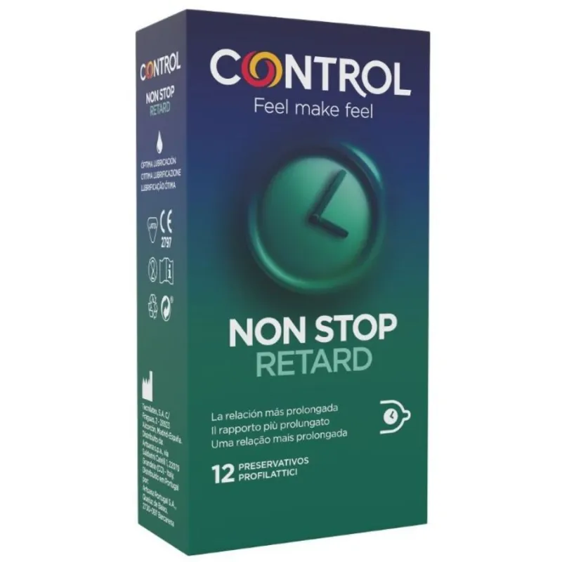 Non Stop Retard Kondoms 12 Stück von Control Kondoms | Fesselliebe.de