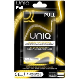Pull Latexfreie Kondome mit Streifen 3 Stück von Uniq | Fesselliebe.de