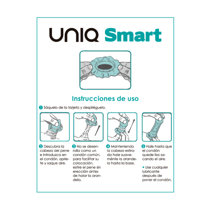 Smart Latex Free Pre-Erection Kondoms 3 Stück von Uniq | Fesselliebe.de