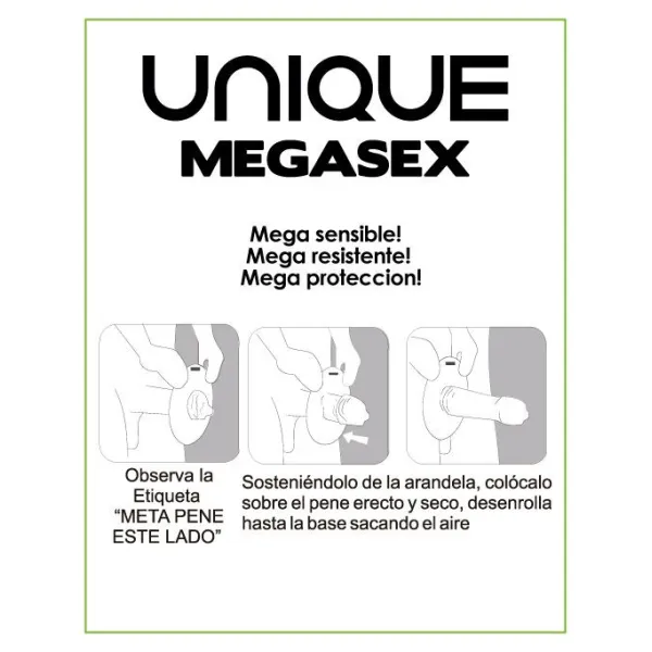 Megasex Latex Free Sensitive Kondoms 3 Stück von Uniq | Fesselliebe.de