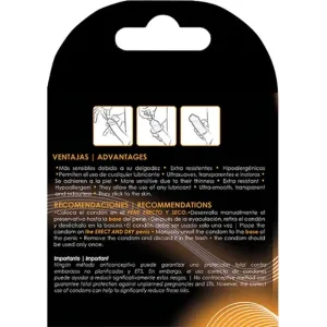 Classic Latexfreie Kondome 3 Stück von Uniq