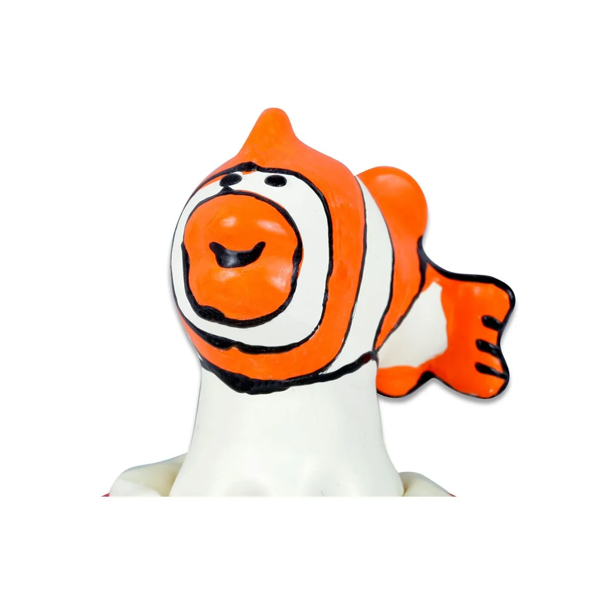 Handbemaltes Kondom Fisch Orange von Kondomerie | Fesselliebe.de