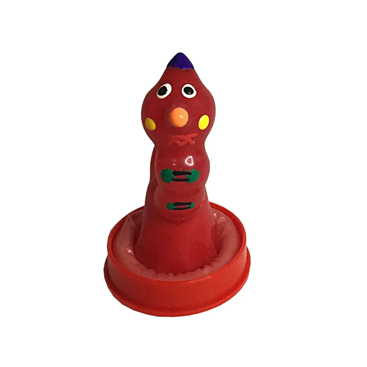 Handbemaltes Kondom Wurm von Kondomerie | Fesselliebe.de