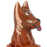 Handbemaltes Kondom mit Hund von Kondomerie | Fesselliebe.de