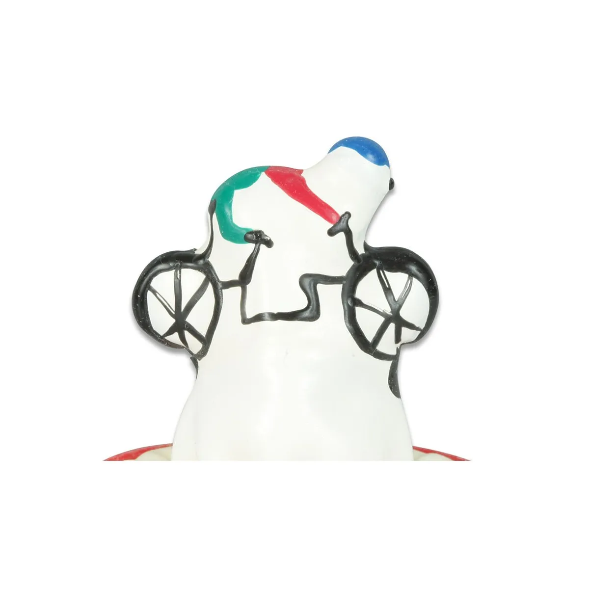 Handbemaltes Kondom Fahrrad von Kondomerie | Fesselliebe.de