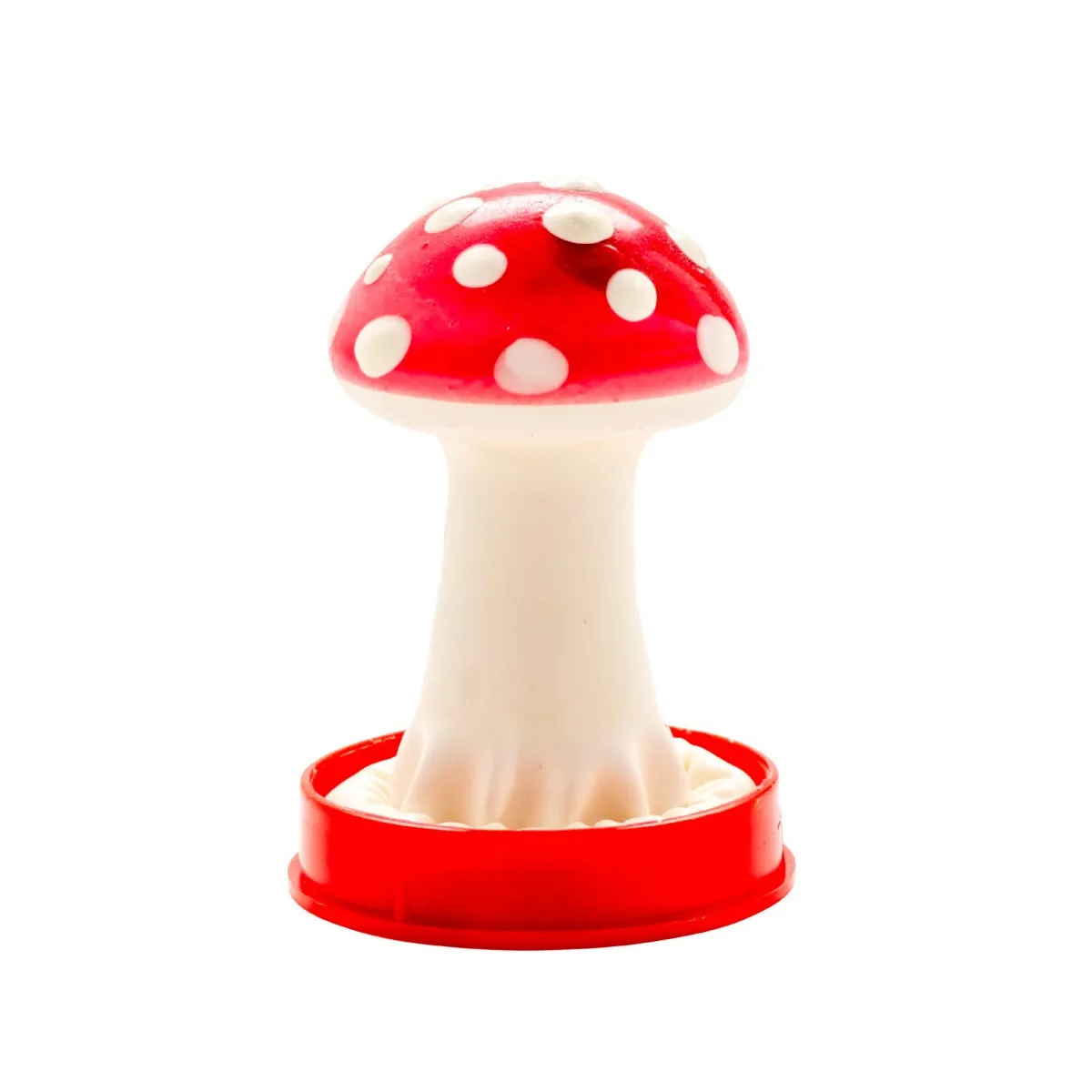 Handbemaltes Kondom Fliegenpilz Modell 1 von Kondomerie | Fesselliebe.de