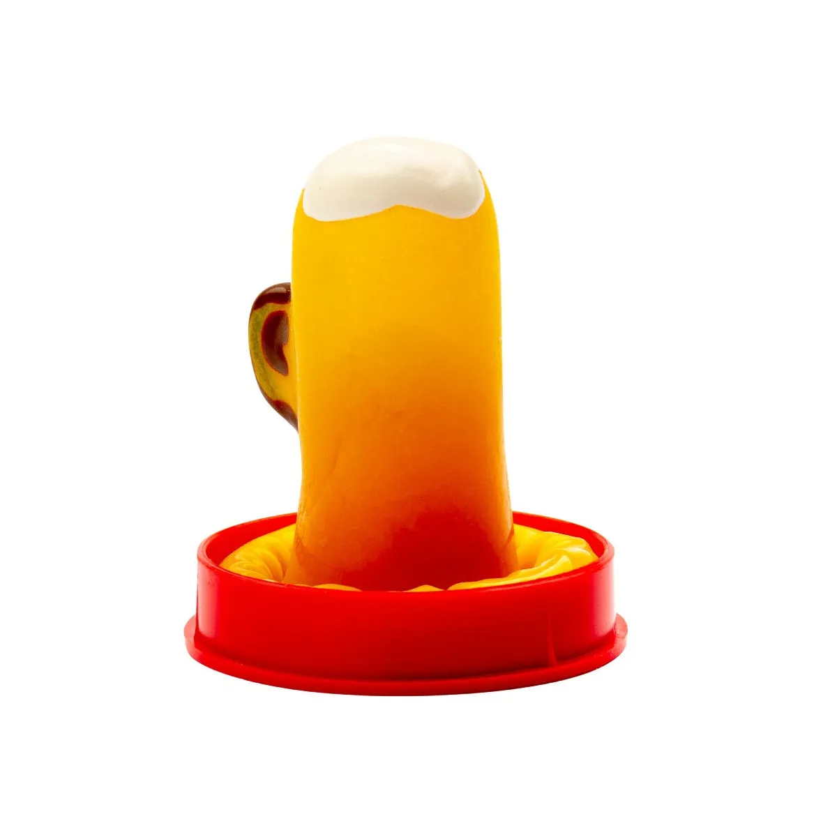 Handbemaltes Kondom Ein Glas Bier von Kondomerie | Fesselliebe.de