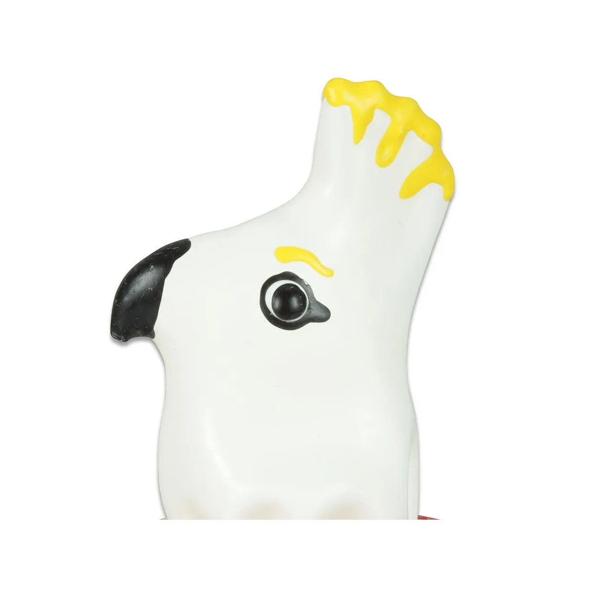 Handbemaltes Kondom Papagei Weiss von Kondomerie | Fesselliebe.de