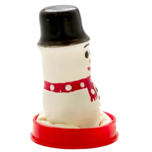 Handbemaltes Kondom Schneemann von Kondomerie