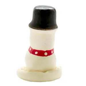 Handbemaltes Kondom Schneemann von Kondomerie