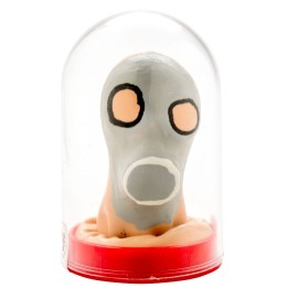 Handbemaltes Kondomgasmaske von Kondomerie | Fesselliebe.de