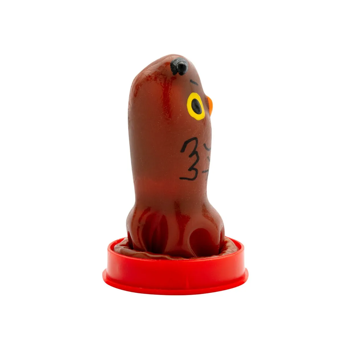 Handbemaltes Kondom Eule von Kondomerie | Fesselliebe.de