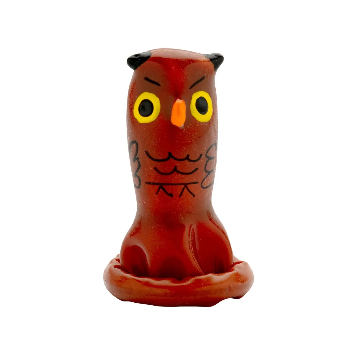 Handbemaltes Kondom Eule von Kondomerie | Fesselliebe.de