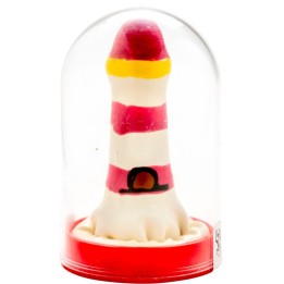 Handbemaltes Kondom Leuchtturm von Kondomerie | Fesselliebe.de