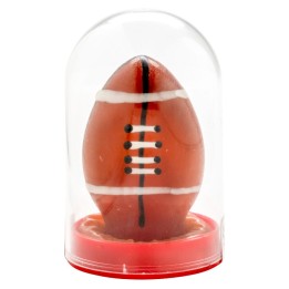Handbemaltes Kondom Rugbyball von Kondomerie | Fesselliebe.de