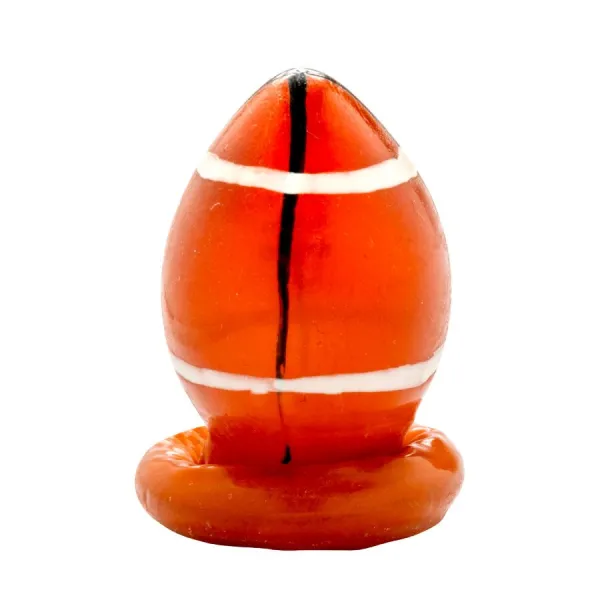 Handbemaltes Kondom Rugbyball von Kondomerie | Fesselliebe.de
