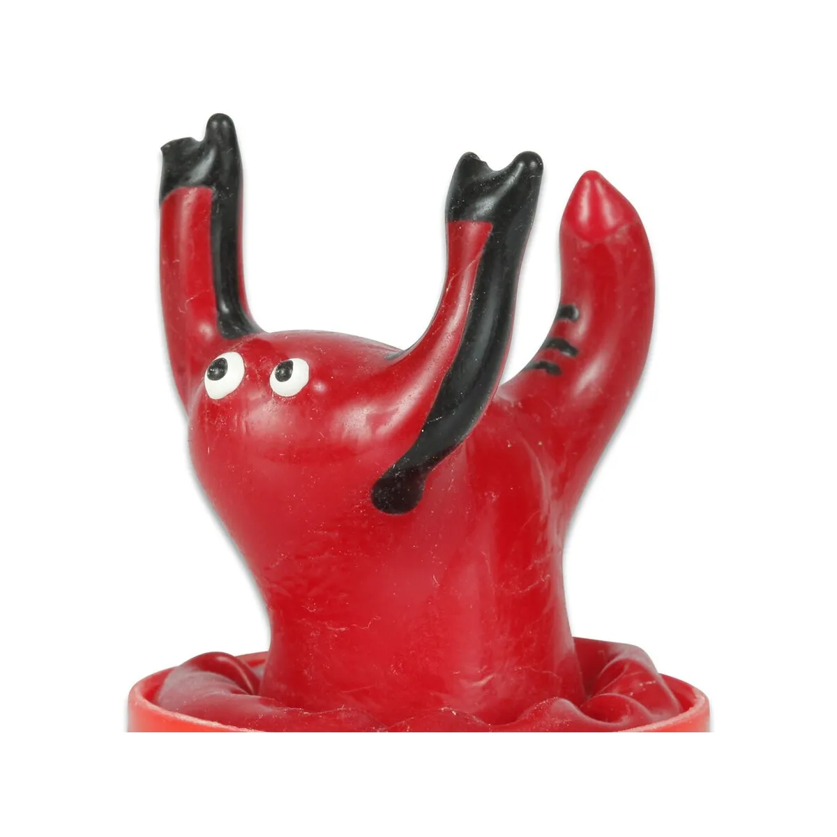 Handbemaltes Kondom Roter Skorpion von Kondomerie | Fesselliebe.de