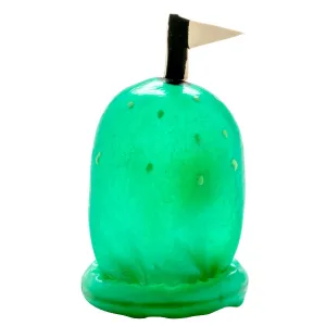 Handbemaltes Kondom Golf Hill von Kondomerie