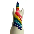 Handbemaltes Kondom Einhorn Regenbogen von Kondomerie