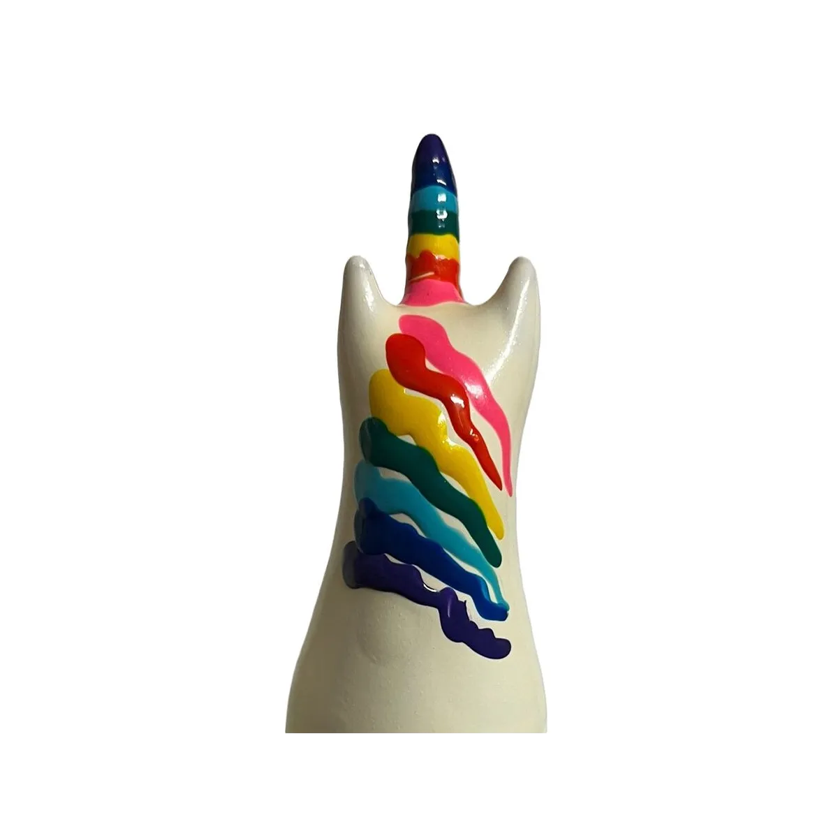 Handbemaltes Kondom Einhorn Regenbogen von Kondomerie | Fesselliebe.de