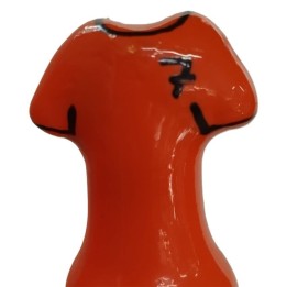 Handbemaltes Kondom Orange Shirt von Kondomerie | Fesselliebe.de