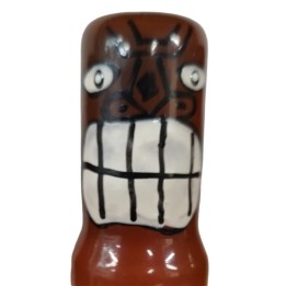 Handbemaltes Kondom Tiki Totem-Friki-02 von Kondomerie | Fesselliebe.de