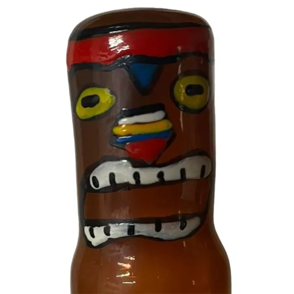 Handbemaltes Kondom Tiki Totem-Hawaii-03 von Kondomerie | Fesselliebe.de