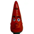 Handbemaltes Kondom Karotte XL von Kondomerie