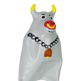 Handbemaltes Kondom Grauer Stier Modell XL von Kondomerie | Fesselliebe.de